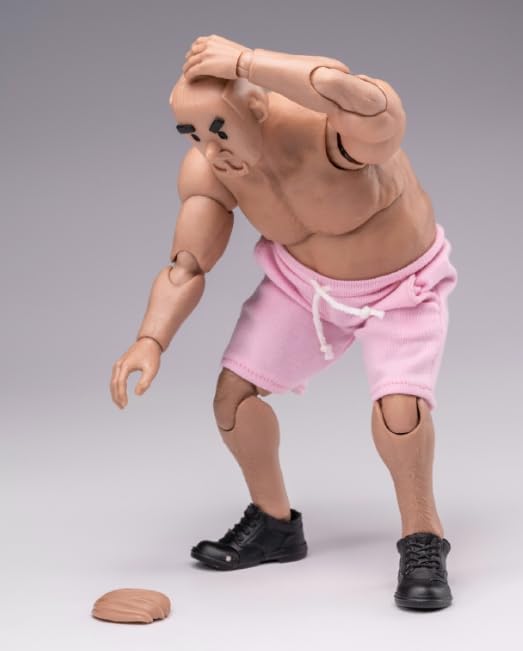 Amazon.co.jp: 「AC] NOTA TOYS 非玩玩具 1/12 中年 男性 方頭人 可動